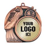 Médaille Course sur Piste Bronze 2.5" - MSI-2516Z